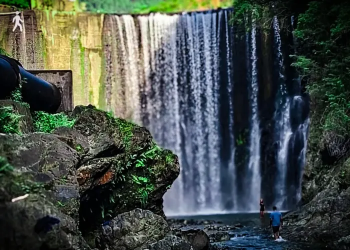 Reggae Falls trail in St. Thomas, Jamaica
