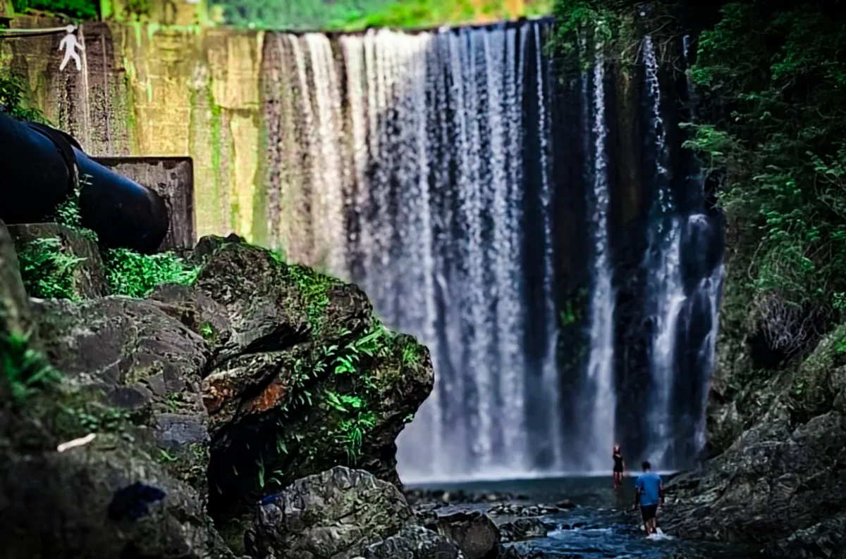 Reggae Falls trail in St. Thomas, Jamaica